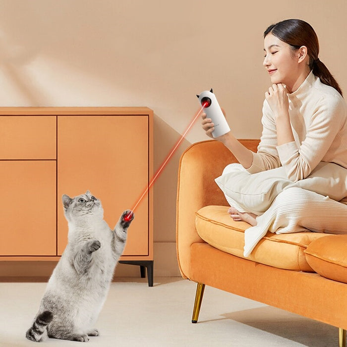 Vibe Geeks Smart Teasing Pet Led Laser Cat Toy