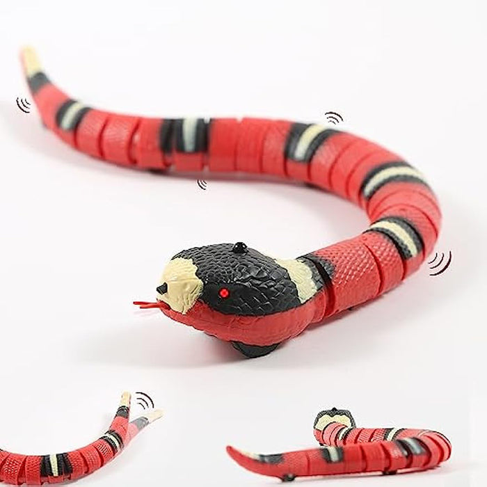 Vibe Geeks Smart Sensing Cat Toys Interactive Automatic Electronic Snake