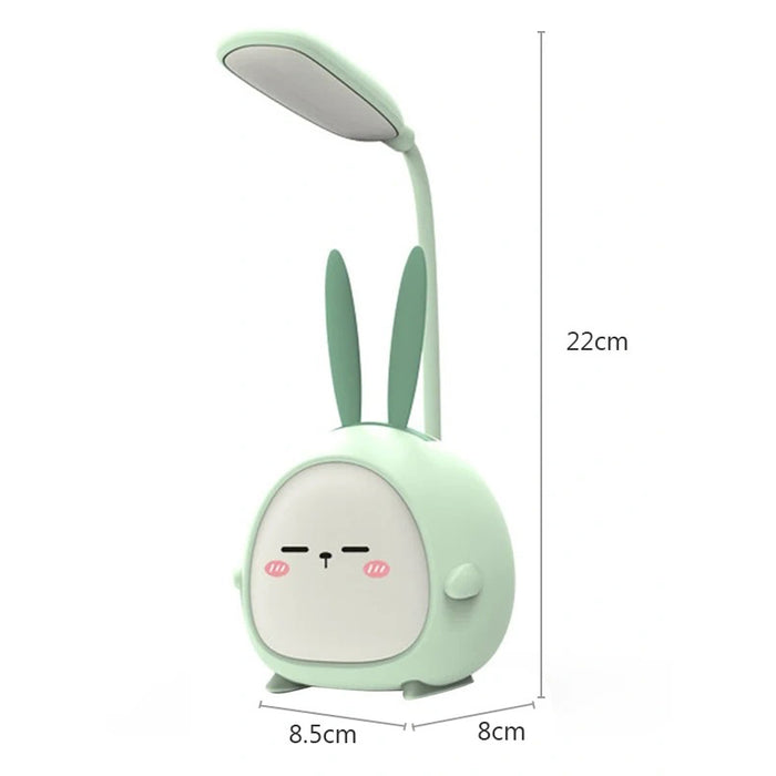 Vibe Geeks Eye Protective Cartoon Led Desk Night Lamp - Usb Rechargeable