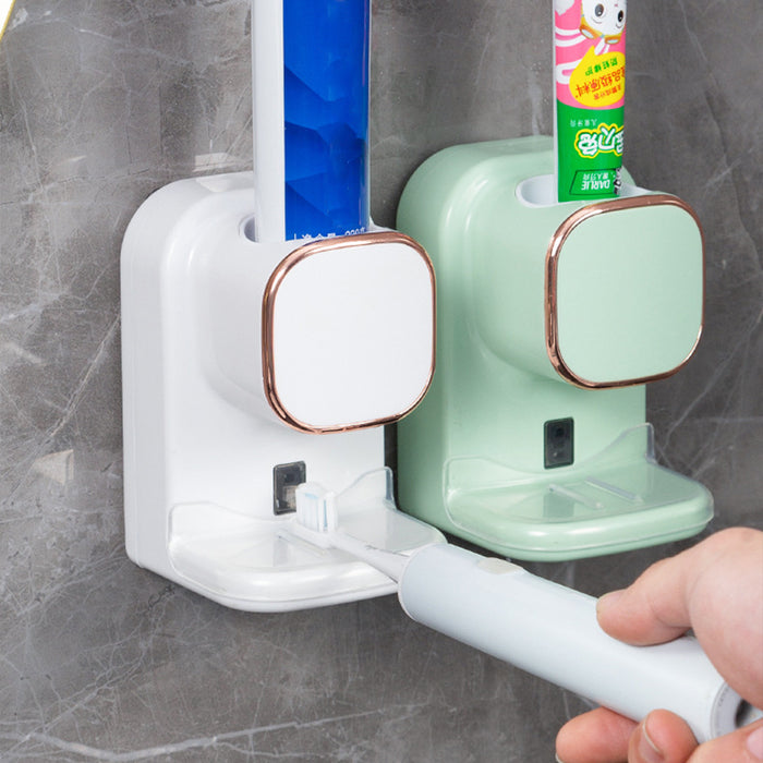 Vibe Geeks Automatic Sensor Electric Wall Mounted Tooth Paste Squeezer - Usb Removable