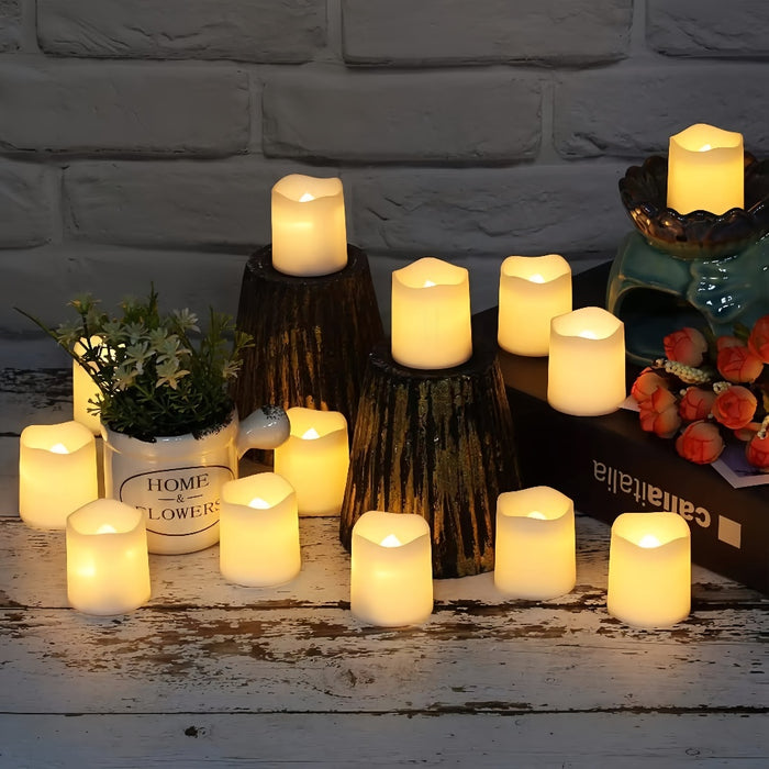 Flameless Battery-Powered Led Tea Light Candles