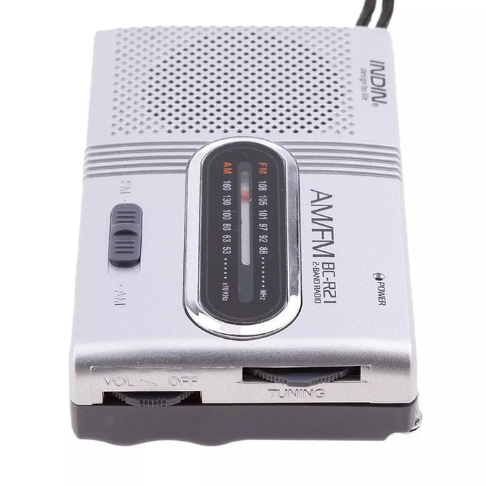 Vibe Geeks Mini Radio Am Fm Battery Operated Home Soundbox