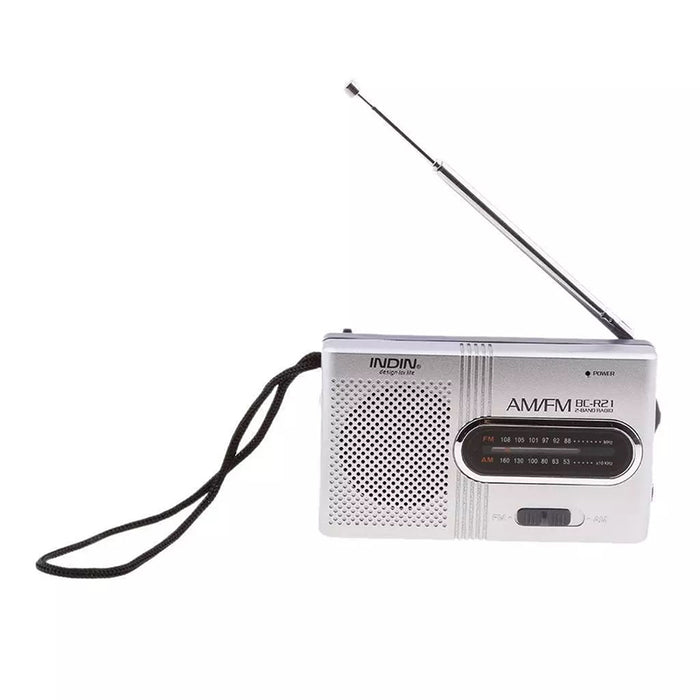 Vibe Geeks Mini Radio Am Fm Battery Operated Home Soundbox