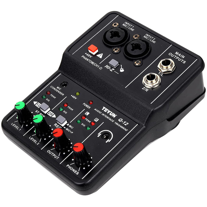 Vibe Geeks Portable Audio Interface & Usb Mixer