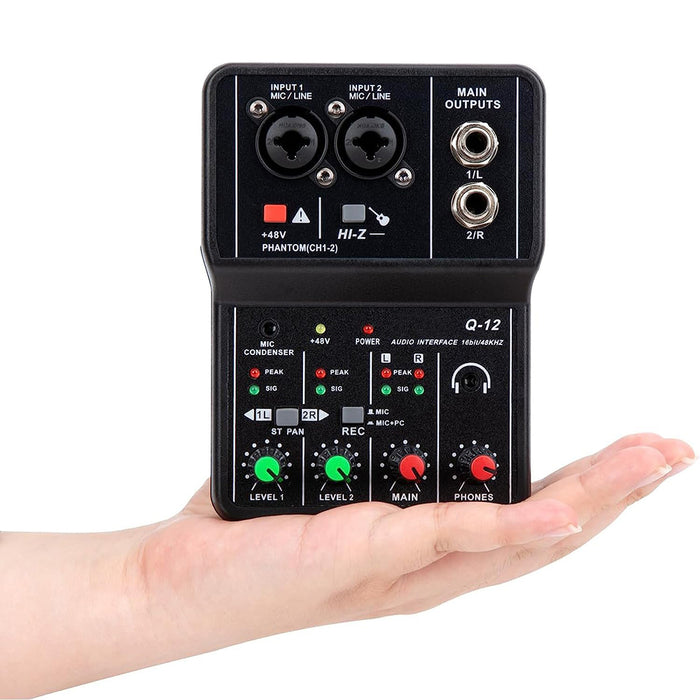 Vibe Geeks Portable Audio Interface & Usb Mixer