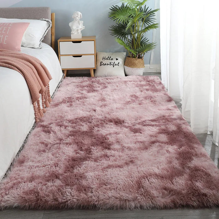 Vibe Geeks Soft Velvet Carpets Fluffy Anti-Slip Home Decor Rugs