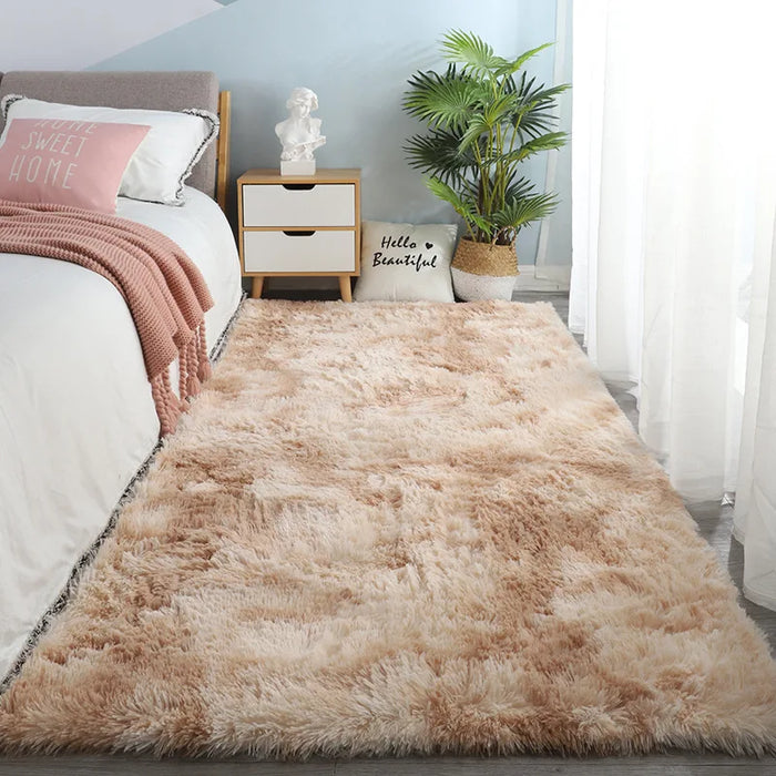 Vibe Geeks Soft Velvet Carpets Fluffy Anti-Slip Home Decor Rugs