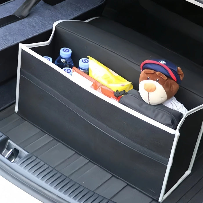 Vibe Geeks Anti Slip Compartment Boot Storage Organizer Tools For Car