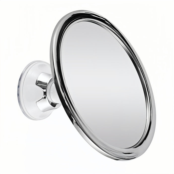 Vibe Geeks 360 Rotating Shower Round Fogless Makeup Mirror With Suction Cup