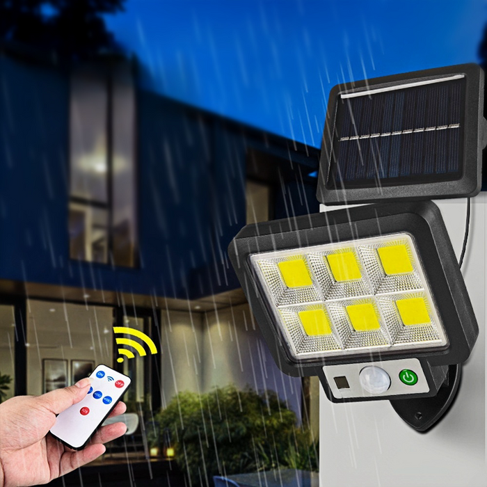 Vibe Geeks Led Solar Split Wall Waterproof Motion Sensor Lamp