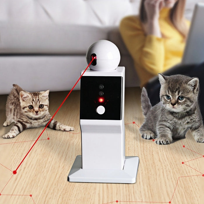 Vibe Geeks Random Moving Interactive Laser Cat Toy For Indoor