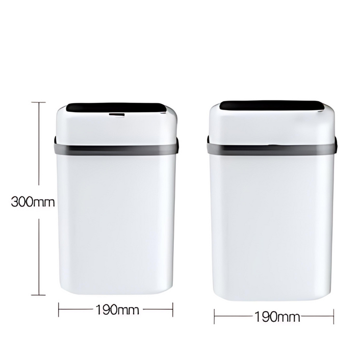 Vibe Geeks 13L Bathroom Touch Trash Can Smart Garbage Bucket