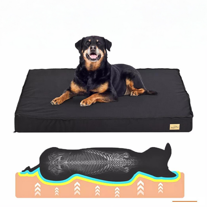 Vibe Geeks Waterproof Non-Slip Orthopedic Dog Bed For Large Dogs