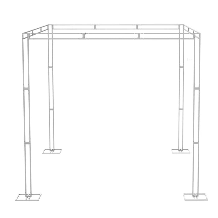 Vibe Geeks Height Adjustable Heavy Duty Wedding Ceremony Canopy Chuppah Backdrop Stand Kit