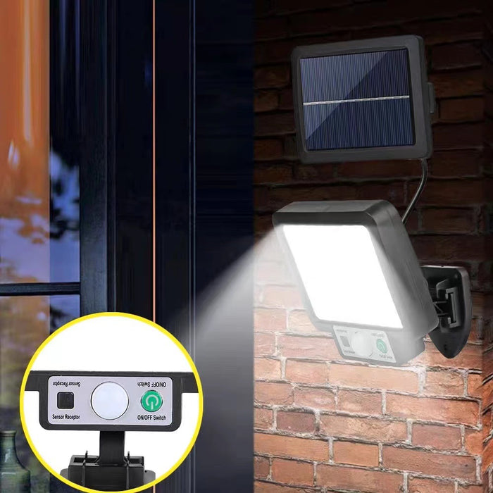 Vibe Geeks Led Solar Split Wall Waterproof Motion Sensor Lamp