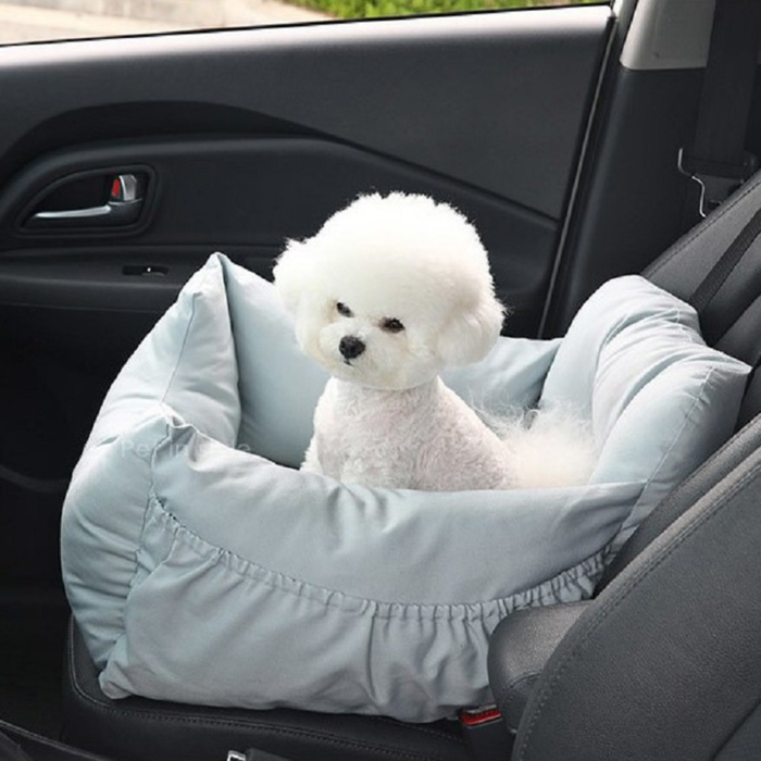 Vibe Geeks Dog Car Seat With Safety Belt Pet Booster Nest Cushion