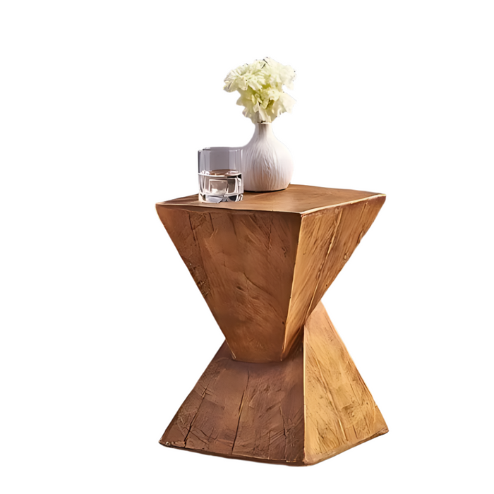 Vibe Geeks Concrete Accent Nordic Sofa Side End Table Pedestal