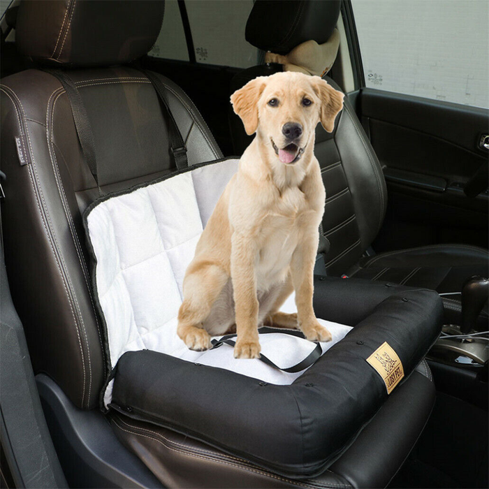 Vibe Geeks Car Seat Bed Waterproof Pet Cushion Mat With Removable Cover And Safety Belt