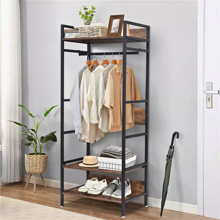 Vibe Geeks Hanging Garment Storage Coat Rack Clothes Stand