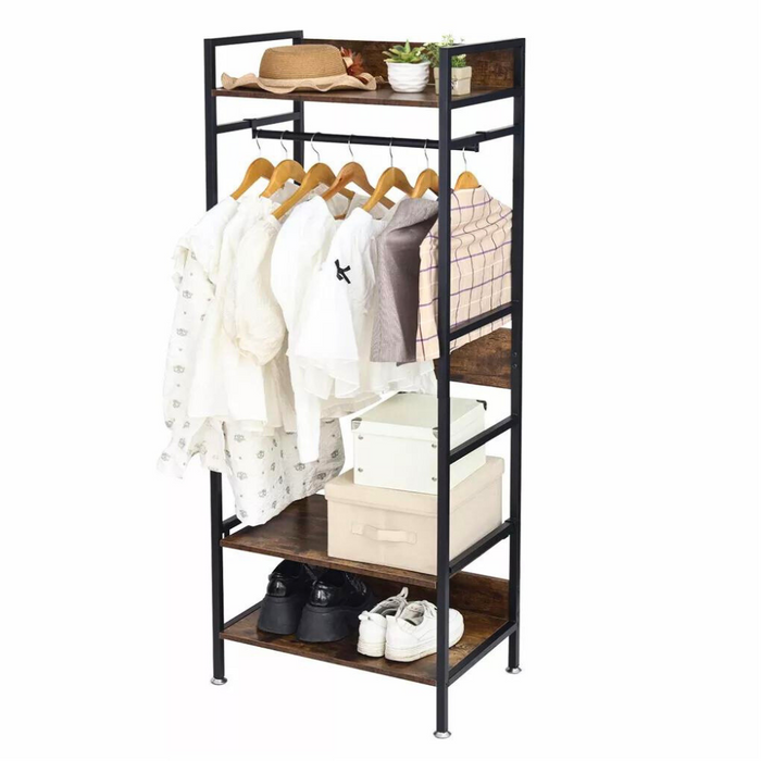 Vibe Geeks Hanging Garment Storage Coat Rack Clothes Stand