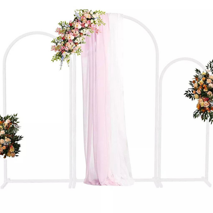 Vibe Geeks Set Of 3 Wedding Metal Backdrop Arch Balloon Frame