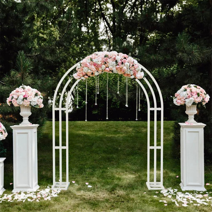 Vibe Geeks Metal Backdrop Arch Stand Wedding Bridal Garden