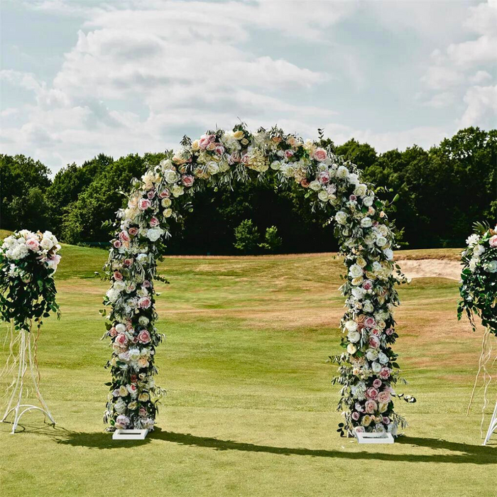 Vibe Geeks Metal Backdrop Arch Stand Wedding Bridal Garden