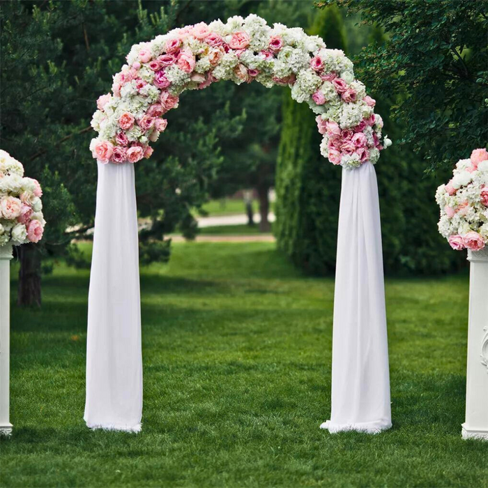 Vibe Geeks Metal Backdrop Arch Stand Wedding Bridal Garden