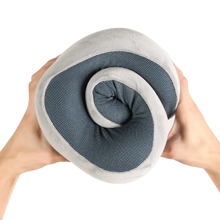 Vibe Geeks Soft Travel Pillow U Shaped Travel Memory Foam Neck Cushion