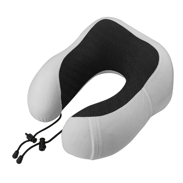 Vibe Geeks Soft Travel Pillow U Shaped Travel Memory Foam Neck Cushion