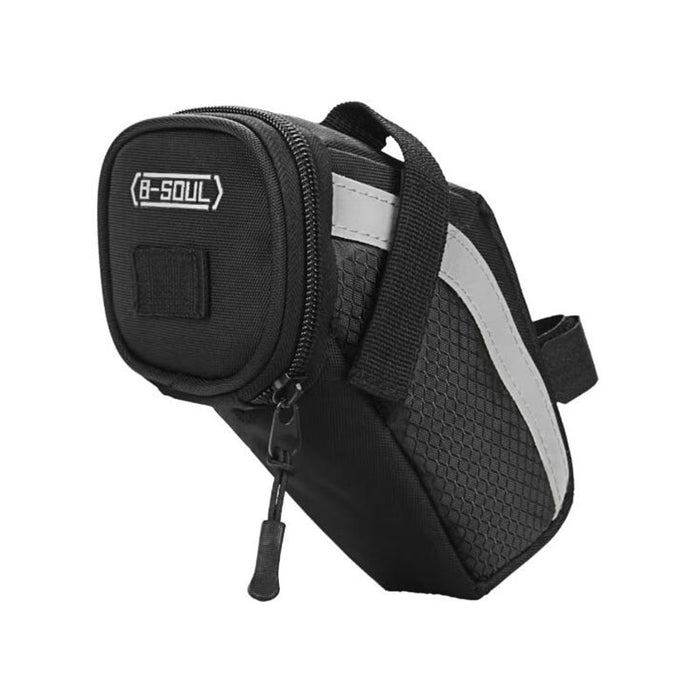 Vibe Geeks Small Storage Black Cycling Seat Tail Rear Pouch Bag Accessory