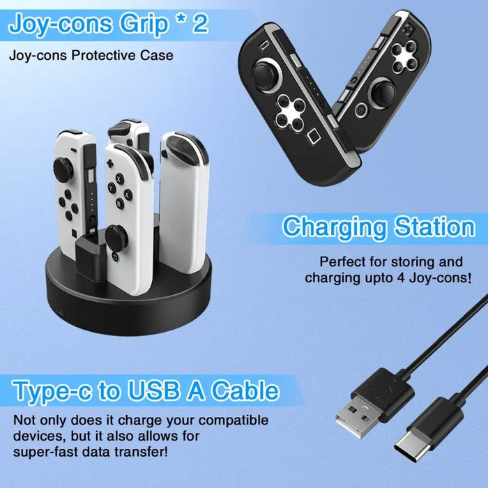 25 In 1 Accessories Kit With Carrying Case For Switch Oled