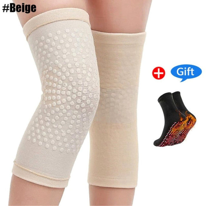 2Pcs Self Heating Knee Warming Pads For Arthritis Joint Pain Relief and Injury Recovery