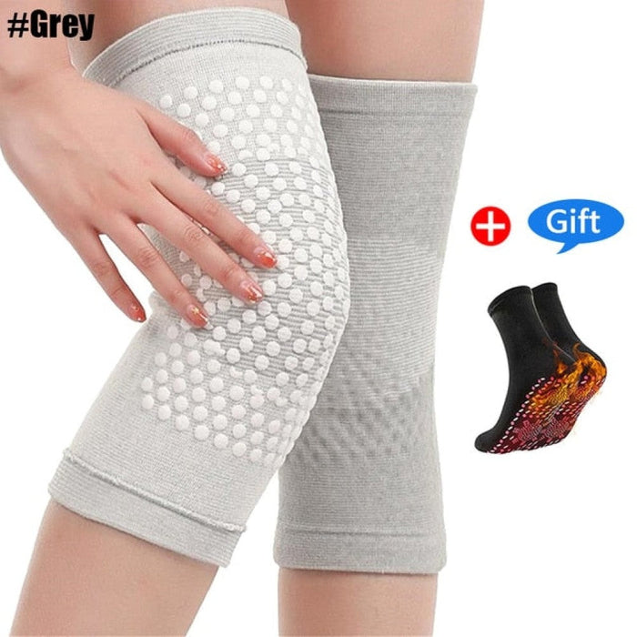 2Pcs Self Heating Knee Warming Pads For Arthritis Joint Pain Relief and Injury Recovery