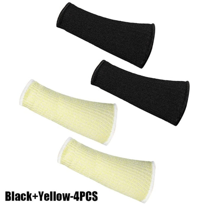 2 Pair Cut Resistant Anti-Puncture Fingerless Arm Sleeve Cover for Men Women