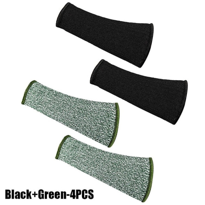 2 Pair Cut Resistant Anti-Puncture Fingerless Arm Sleeve Cover for Men Women