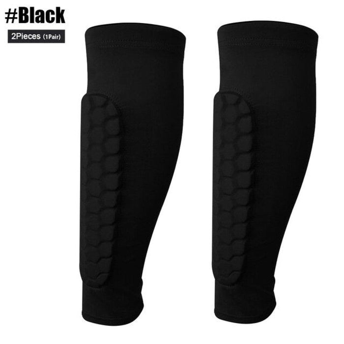 2Pcs/Pair Honeycomb Soccer Shin Leg Sleeves Protector For Football