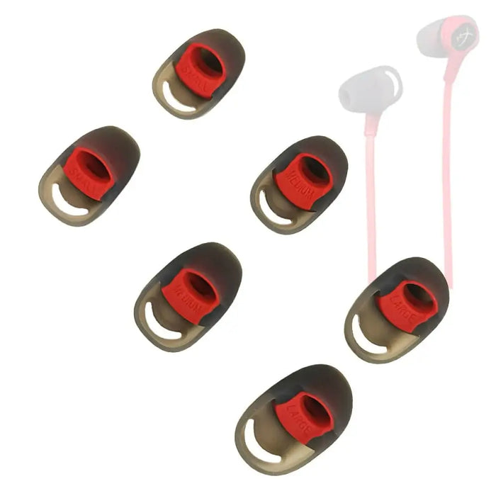 2pcs Anti-drop Silicone Ear Tips For Kingston Hyperx Cloud