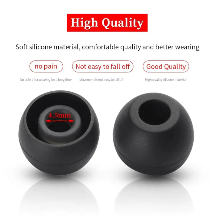 2pcs Breathable In-ear Silicone Ear Tips For Huawei