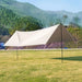 2pcs Tent Rods Outdoor Camping Support Poles Foldable Tarp