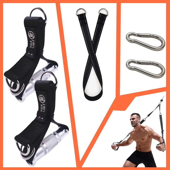 3 In 1 Adjustable Metal Gym Handles