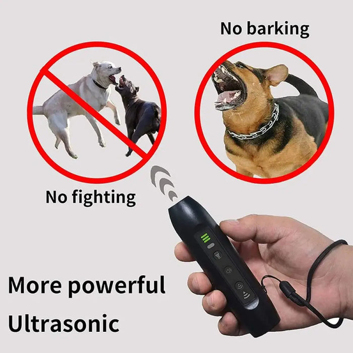 3 In 1 Ultrasonic Flash Light Usb Rechargeable Anti-barking