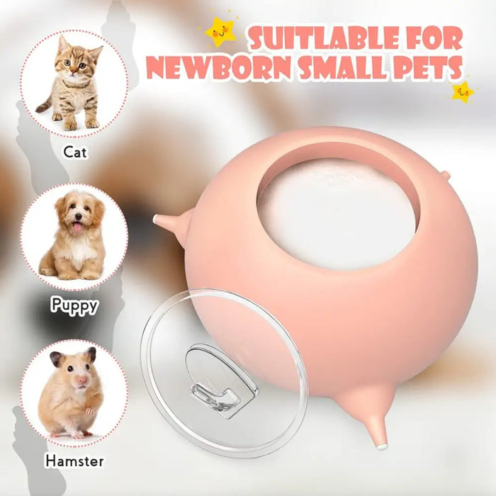 3 Nipple Silicone Pet Milk Feeder Bowl For Kittens Puppies