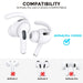 3 Pairs Anti-slip Anti-drop Silicone Ear Hook For Apple