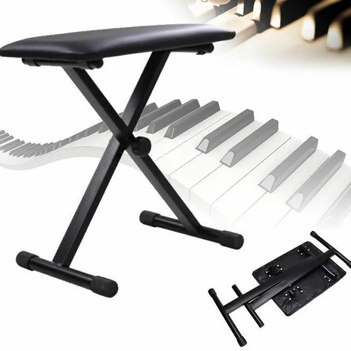 3 Way Portable And Adjustable Folding Keyboard Piano Stool