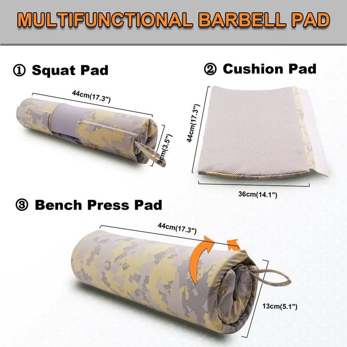 3 In1 Upgraded Barbell Pad