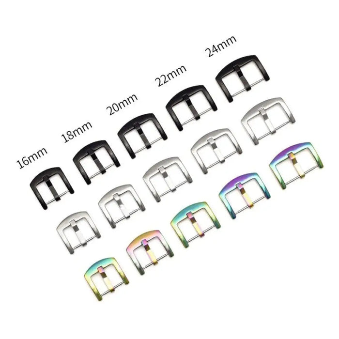 30 /50pcs Stainless Steel Buckle Strap Clasp Watch Band