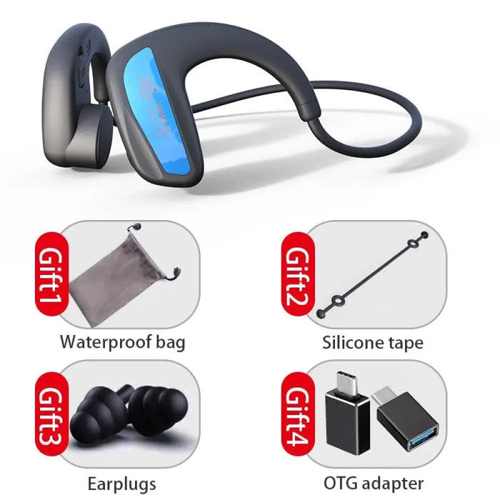 32gb Bone Conduction Wireless Waterproof Mp3 Music Player