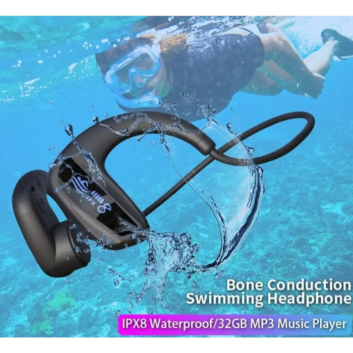 32gb Bone Conduction Wireless Waterproof Mp3 Music Player