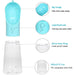 350ml Portable Lightweight Durable Leak Proof One-hand